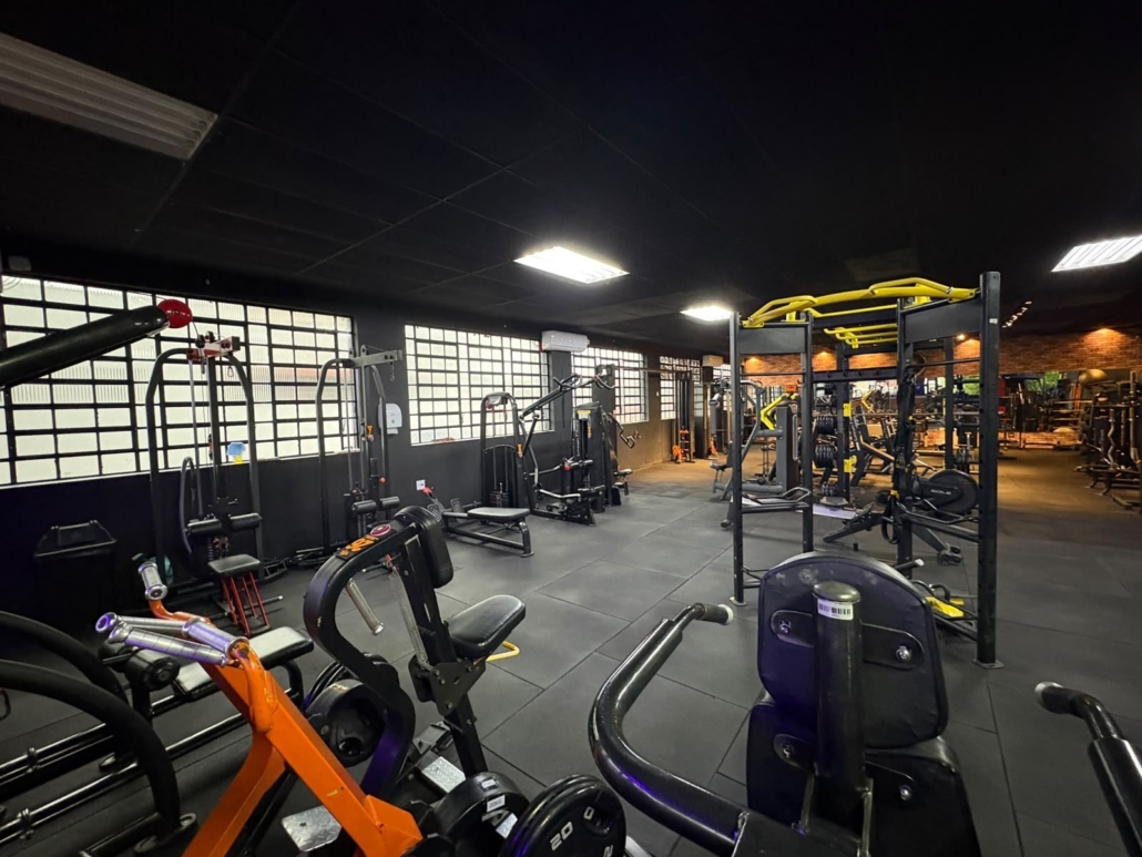 Academia Espaço Vital Santo André Área de musculação da Academia Espaço Vital em Santo André