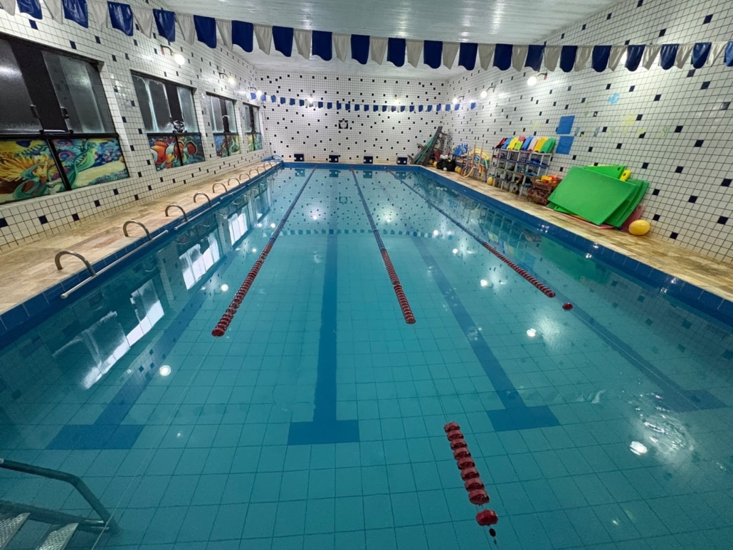 Academia Espaço Vital Santo André Piscina aquecida coberta da Academia Espaço Vital em Santo André