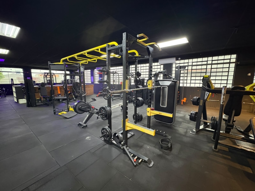 Academia Espaço Vital Santo André Rack e área de funcional da Academia Espaço Vital em Santo André