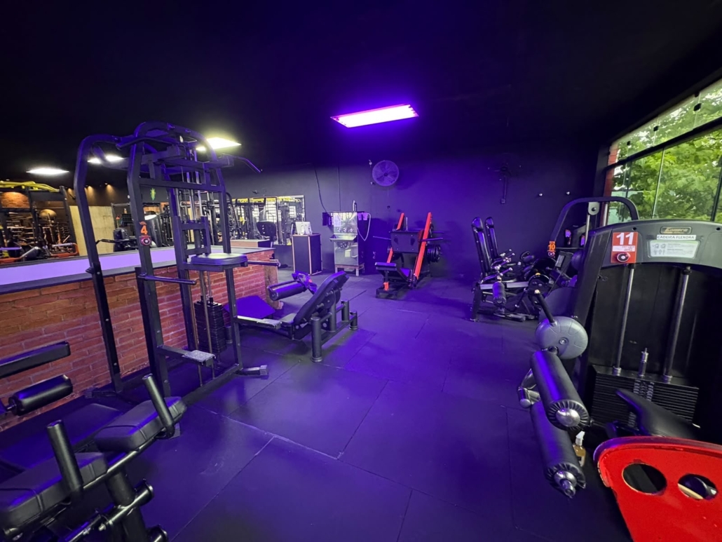 Academia Espaço Vital Santo André Máquinas de pernas da Academia Espaço Vital em Santo André